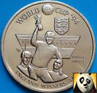 1994 TURKS AND CAICOS 5 Crowns World Cup England Winners 66 Bobby Moore Unc Coin
