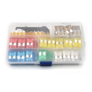 242PCS Car Medium+Small Blade Fuse 7 Colors+Auto Fuse Blade Holders Assortment - Picture 1 of 17