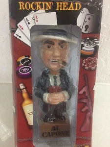 AL CAPONE ROCKIN BOBBLE HEAD BY DART NEU schwarzer ANZUG - Bild 1 von 6