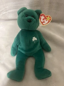 Juguete de peluche retirado Ty Beanie Baby Erin The Bear 1997 - Imagen 1 de 7