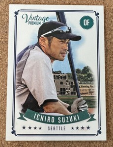 2020 Onyx Vintage Premium Ichiro Suzuki #VPIS Seattle Mariners