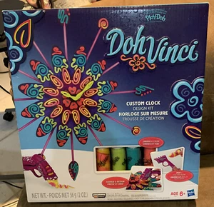 DOH VINCI CUSTOM CLOCK DESIGN KIT AGES 6+ HASBRO CREATIVE FUN!! - Picture 1 of 2