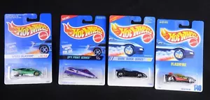 (4) HOT WHEELS 1991, 1994-1996 DIE CAST CARS Series FACTORY SEALED - Picture 1 of 5