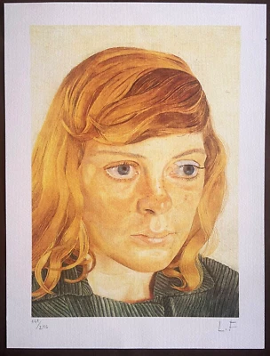 Litografía Lucian Freud certificado de autenticidad original numerada a mano limitada 275 Foto 1 de 4