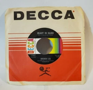 Brenda Lee HEART IN HAND (GREAT ROCK N ROLL 45) #31407 PLAYS VG++ NO NOISE! - Picture 1 of 5