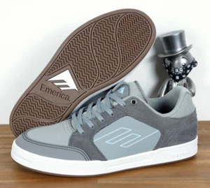 Emerica Skateboard Footwear Skate Schuhe Shoes Heritic Light Grey Suede 9/42 - Picture 1 of 1
