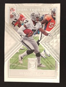 2018 Donruss Elite Marquette King Raiders Dual Threats SP /299 Card #DT-10