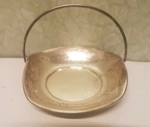 PANIERINO bagno argento originale Artigianale Stile inglese LUNGA DIAMETRO 10CM. - Foto 1 di 2