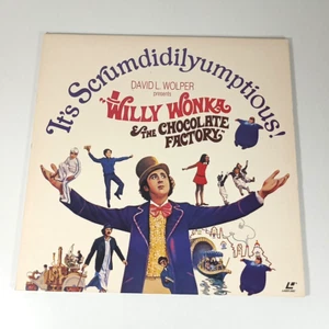 Willy Wonka & the Chocolate Factory (1971) Laserdisc *RARE* - Picture 1 of 8