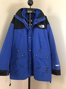 3IN1 The North Face X Gore Tex Heavy Winter/Skiing Jacket Coat w/ Fleece Blue L