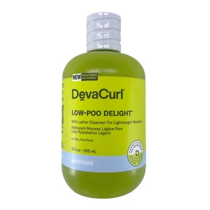 DevaCurl Low Poo Moisture Shampoo Delight Mild Lather Cleanser 355ml 12 Oz New - Picture 1 of 6