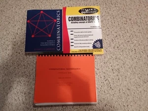 combinatorics book+ Schaums outline +seminar book - Picture 1 of 5