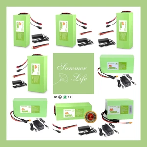 24V 36V 48V 52V 60V Electric bike Battery lithium Battery For 200W-1000W Motor - Picture 1 of 18