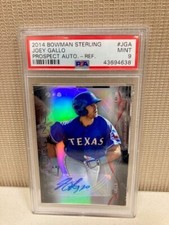 2014 Bowman Sterling Prospect AUTO #BSPA-JGA Joey Gallo 63/150 PSA 9 MINT 