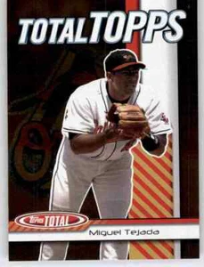 2004 Topps Total Total Topps Miguel Tejada Foil Insert MLB PWE Orioles #3 - Picture 1 of 2