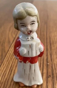 Vintage Ceramic Christmas Choir Boy Made in Japan - Picture 1 of 6