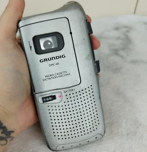 Grundig DMC-68 Micro-cassette Dictaphone Recorder Machine Notes Meeting Working - Picture 1 of 8