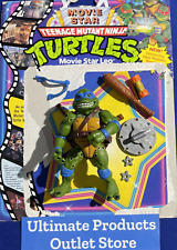 TMNT Leonardo Movie Star Ninja Turtles Figure with Card 1992