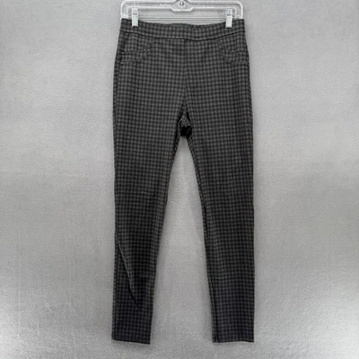 Sanctuary Grease Ankle Leggings Womens Medium Black Gray Plaid Pull On Stretch - Image 1 of 4