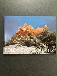 Vintage ROLEX Oysterquartz Box & Booklet Set 1989 17000 19018 - Picture 1 of 5
