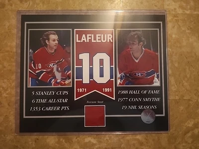 Guy Lafleur Montreal Canadiens Piece Of History Picture With Coa — 第 1/2 张图片