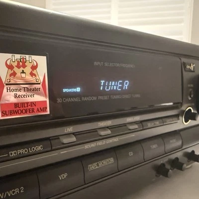 Technics SA-EX600 Stereo Receiver Amplifier, Overload Message, For Parts/Repair - Image 1 of 4