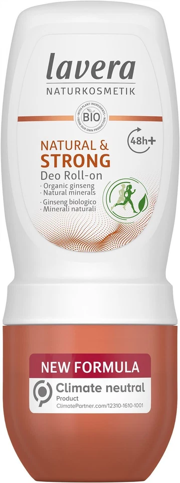 Lavera Natural & Strong Deodorant Roll On 50ml - 2 Pack - Image 1 of 1