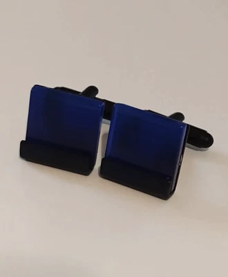 Gemelos ligeros azules/negros para bisutería sin marca Foto 1 de 4