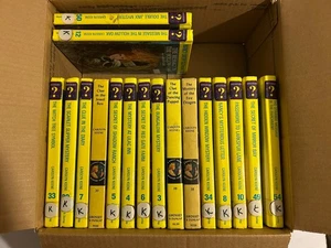 Menge 17 Vintage Nancy Drew Mystery Hardcover Bücher von Carolyn Keene Gelbe Ausgabe - Bild 1 von 15