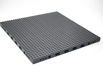 New LEGO 32x32 MILS Plate (Dark Stone Grey) baseplate Modular Building Base - Image 1 of 4