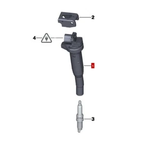 2006-2017 For Peugeot 207 Citroën C5 1.6L 4pcs OEM Bosch Ignition Coil Pack Set - Picture 1 of 5