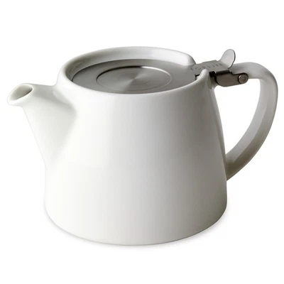 Stump Teapot with SLS Lid and Infuser, 18-Ounce, White - Image 1 of 3