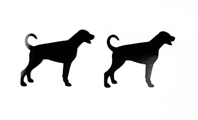 Doberman Pinscher Dog Stickers Iron On Decals Clothes T-Shirt  x 2 - Image 1 of 2