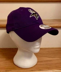 NFL~MINNESOTA VIKINGS WOMENS~NEW ERA 9TWENTY ADJUSTABLE BASEBALL HAT~CAP~NWT - Picture 1 of 5