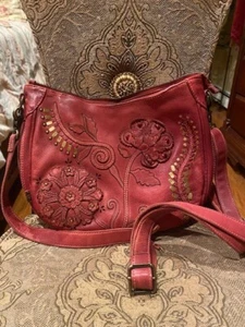 Vintage Leder Satteltasche Geldbörse - Bild 1 von 10