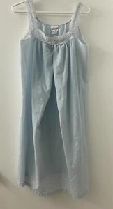 Adonna Womens Light Blue Nightgown Lace Dress Nightwear Sleeveless Small Chico - Picture 1 of 8