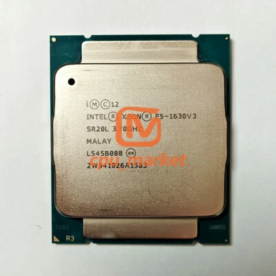 Intel Xeon E5-1630v3 SR20L 3.7GHz 4 Cores 140W LGA2011-3 CPU Processor 1630 v3 - Image 1 of 2