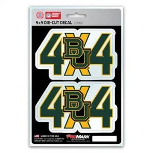 Baylor University Bears 4x4 Off Road - Set of 2 Sticker Sheet - Picture 1 of 1
