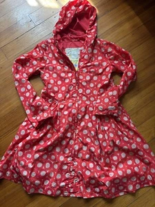 Oilily Fitted Red Raincoat 152/12y - Picture 1 of 2