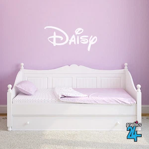 Calcomanía Vinilo Arte de Pared Personalizada Personalizada Para Niños Estilo Disney Nombre - Imagen 1 de 1