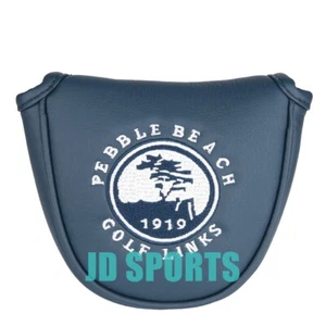 Cubierta de cabeza de putter de mazo de golf de playa guijarros azul EE. UU. para putters de eje central - Imagen 1 de 5