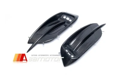 Cubiertas de faros antiniebla traseros de fibra de carbono para HONDA Civic X 10º sedán 2016-2021 Foto 1 de 3