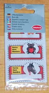 Wenco Kinder-Wäscheetiketten 6 Stück - Bild 1 von 1