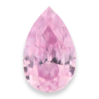 Real Pink Diamond - 0.19ct Natural Loose Fancy pink Purple diamond GIA Pear SI2 - Image 1 of 4