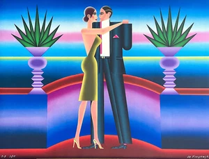 THE DANCE by Andre de Krayewski (1933-2018) Polish, Original Signed Lithograph - Picture 1 of 5