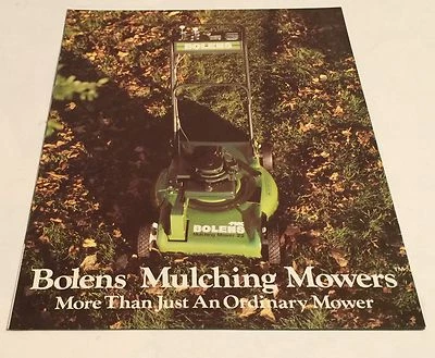 BOLENS Mulching Mowers - Howard Rotavator Original Vintage 1970s? Sales Brochure - Image 1 of 2