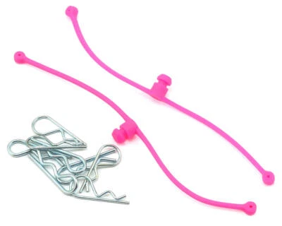 DuBro Body Klip Retainers w/Body Clips (Pink) [DUB2251] - Image 1 of 2