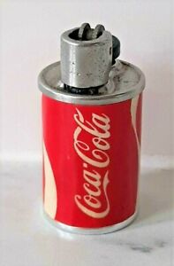 COCA COLA CAN MINI LIGHTER GAS CAN LIGHTER USED JAPAN /UK  MADE ??
