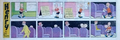 Henry by Don Trachte - lot of 52 color Sunday comic pages - 1986 COMPLETE Year - image 1 of 2