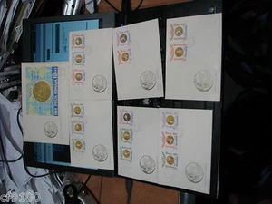 Romania 1964 Tokyo Summer Olympics FDC Perf & Imperf - Picture 1 of 8